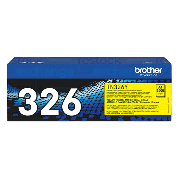 Brother TN-326Y Yellow Toner Cartridge