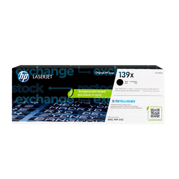 HP W1390X 139X Black Toner Cartridge