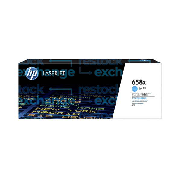 HP W2001X 658X H/C Cyan Toner Cartridge