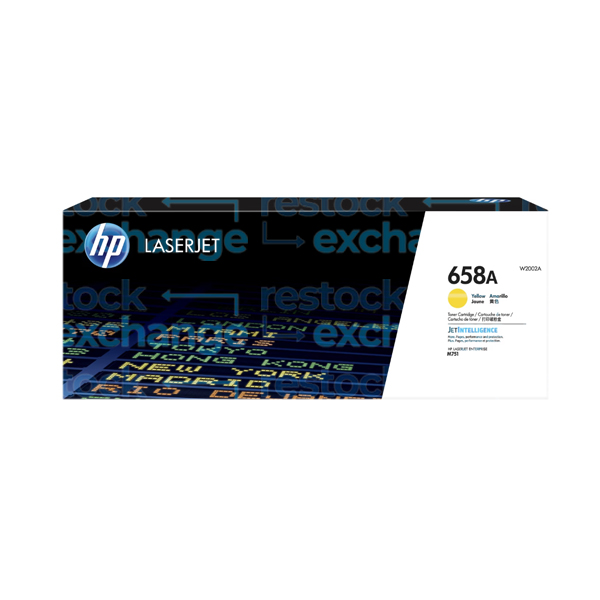 HP W2002A 658A Yellow Toner Cartridge