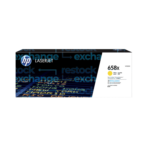 HP W2002X 658X H/C Yellow Toner Cartridge