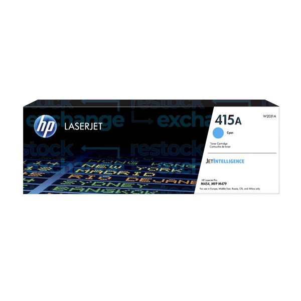 HP W2031A 415A Cyan Toner Cartridge