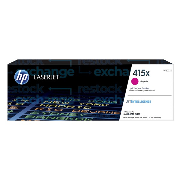 HP W2033X 415X H/C Magenta Toner Cartridge
