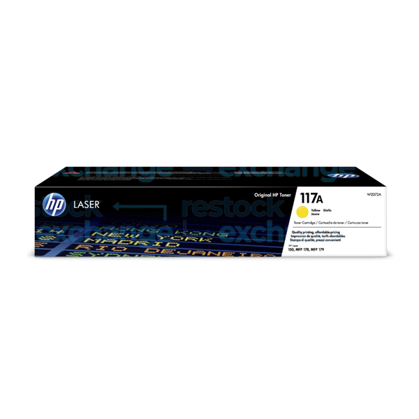 HP W2072A 117A Yellow Toner Cartridge