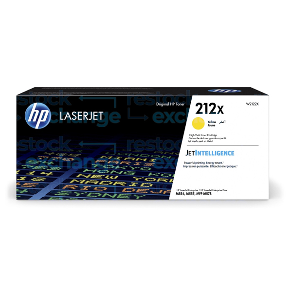 HP W2122X 212X H/C Yellow Toner Cartridge