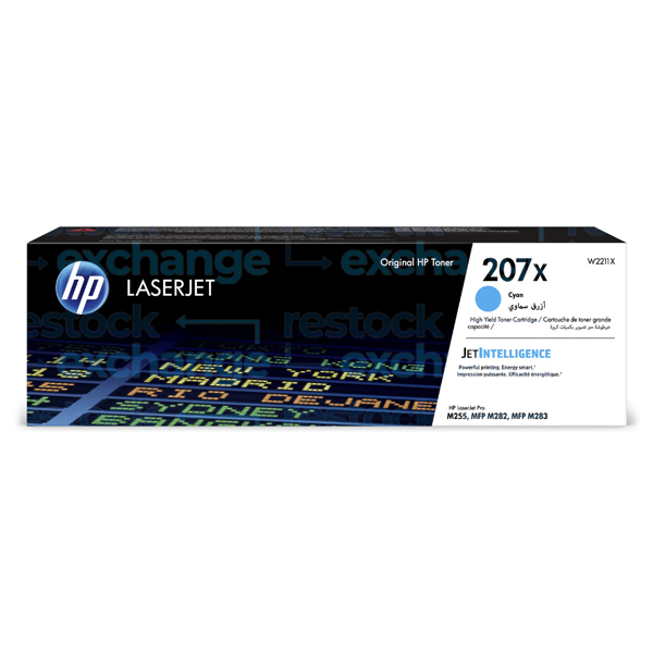 HP W2211X 207X H/C Cyan Toner Cartridge