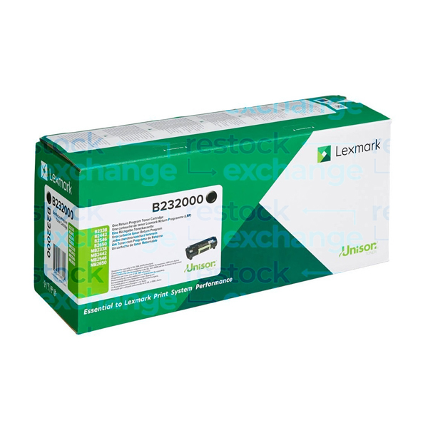 Lexmark B232000 Black Toner Cartridge