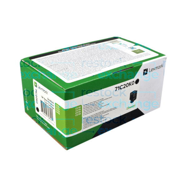 Lexmark 71C20K0 Black Toner Cartridge