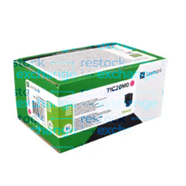 Lexmark 71C20M0 Magenta Toner Cartridge