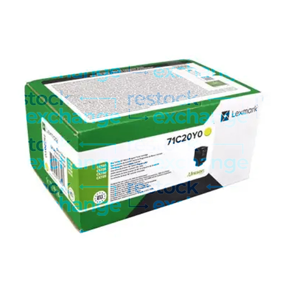 Lexmark 71C20Y0 Yellow Toner Cartridge