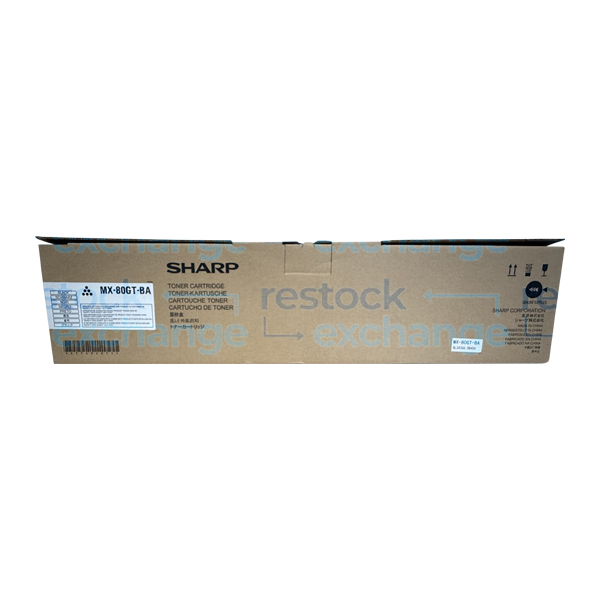 Sharp MX-80GT-BA Black Toner Cartridge