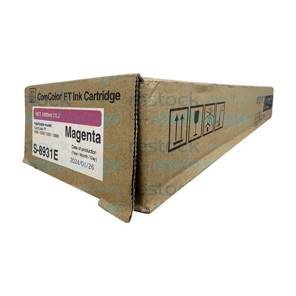 Riso S-8931E Magenta ComColor FT Ink Cartridge