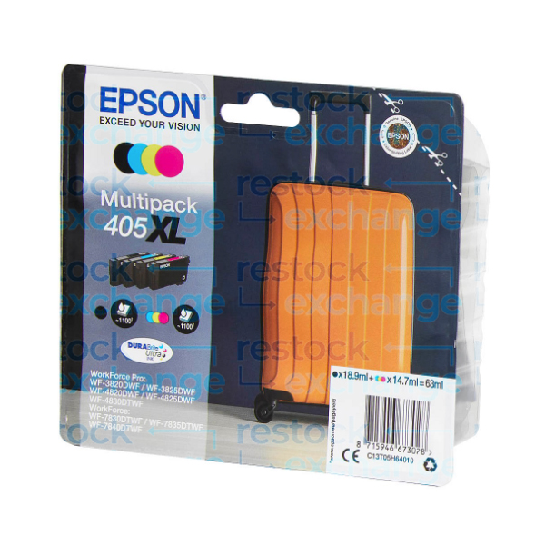 Epson 405XL C13T05H64010 CMYK Ink Cartridge Multipack