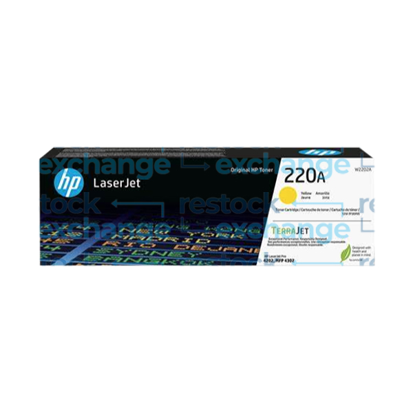 HP W2202A 220A Yellow Toner Cartridge