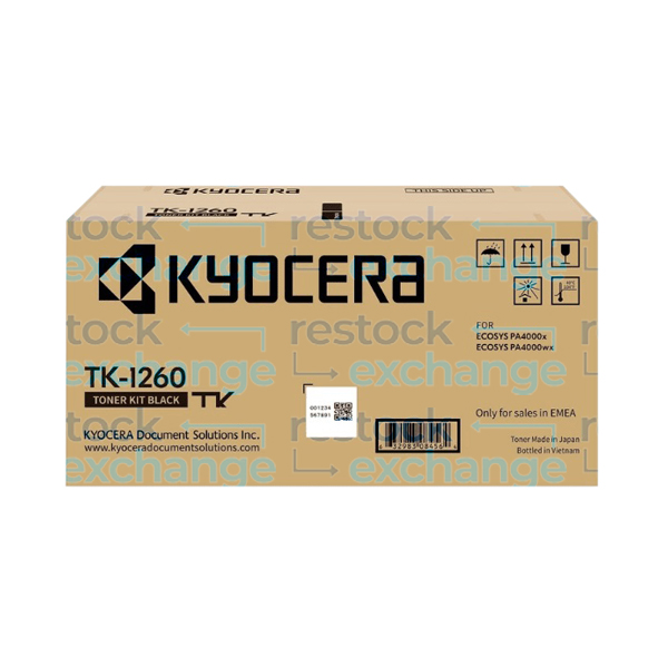 Kyocera TK-1260 Toner Kit Black 1T0C150NL0
