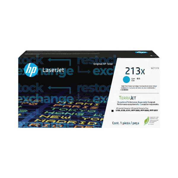 HP W2131X 213X H/C Cyan Toner Cartridge